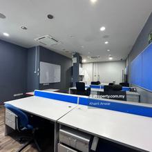 Furnished Office Space. Sub-divide is allowed if you need smaller size