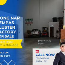 Kempas Johor Bahru Cluster Factory for Sale