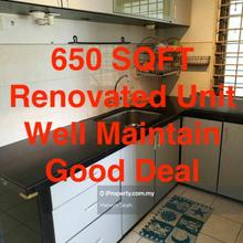 Desa Indah 650 Sqft 1 Car Park High Floor Renovated Unit Good Deal