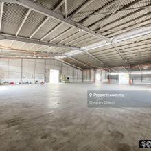 Pandamaran port klang warehouse shared entraance good location