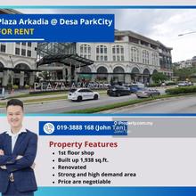 High demand area and price are negotiable