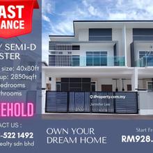 Freehold Last Unit, 2sty Semi D Cluster, Pasir Puteh, Ipoh