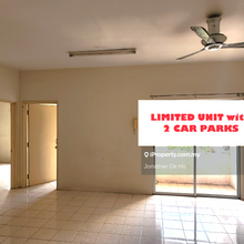 Well Maintain Unit with 2 Car Park. Short walk Lrt 3 Station