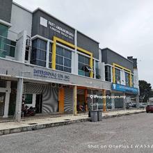 Tangga Batu Permai 2 Storey End Lot Shoplot For Rent 