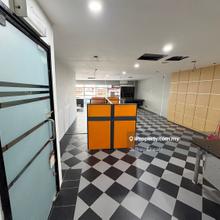 Partially furnished office