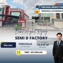 Super Cheap Freehold Extended Semi D Factory @ Bukit Angkat Kajang