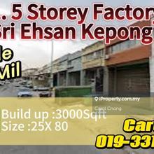 Factory Kepong Sri Ehsan 1.5 Sty For Sales
