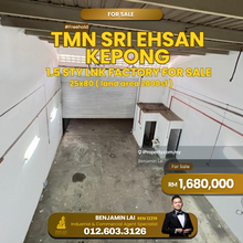 Taman Sri Ehsan 1.5 Sty Lnk Factory For Sale