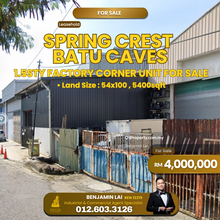 Spring Crest Batu Caves 1.5sty Factory Corner Unit For Sale