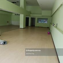 Facing the main road