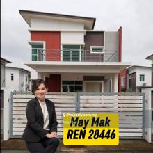 Freehold Gated Big 2 Storey Bungalow Paya Rumput Perdana Melaka Sale