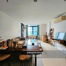 Partly Furnished Contemporary Arcoris Mont Kiara Soho Unit W Balcony 