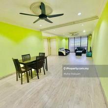 Near LRT Fully Furnished Putra Villa Condo Tmn Melati Setapak For Sale