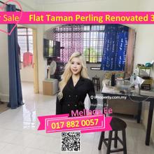Johor Bahru Flat Taman Perling Renovated 3bed Rm500 Can Buy