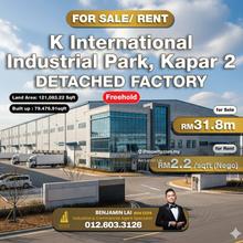 K International Industrial Park, Detached Factory for Sale / Rent