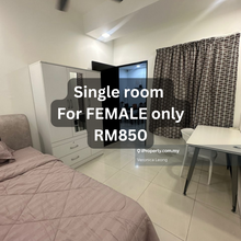 Very clean and tastefully renovated female single room full furnished 
