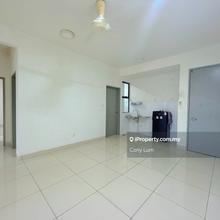 Partially furnished comes with lightning, fans, curtain, water heater