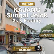 Kajang Sungai Jelok 2sty Factory For Rent