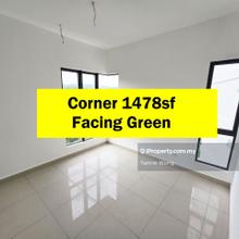 Big Size Corner, Facing Green, Parking Side by Side