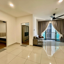 Aratre 2r2b 2carpark beside lrt station fully furnished brand new
