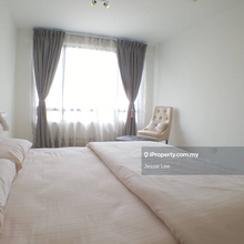 Fully furnished , high rise 