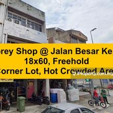 Jln Besar Kepong, 3 Storey Shop, Corner Lot, 18x60, Freehold, Hot Area