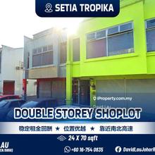 Setia Tropika Double Storey Shoplot for Sale