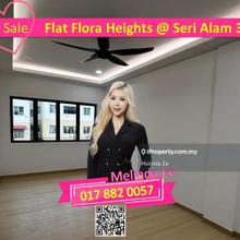Masai Flat Flora Heights @ Seri Alam Refurbish Renovated 3bed Low Cost