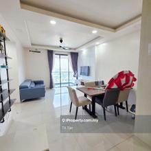Cheras Selatan Balakong Silk Sky Condo Corner Lot Partly Furnished
