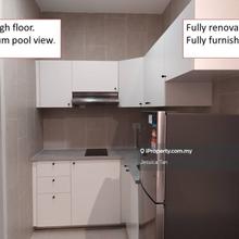 Nice high floor and direct pool view