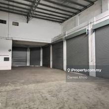 Aman Perdana Kapar Klang 1.5 Storey Link Factory Warehouse for rent