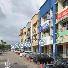 Permas Jaya 3 storey shoplot unit For Sale @ Tenanted Face Main Road