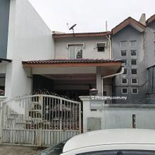 Facing Empty Double Storey Terrace, Taman Pelangi, Rawang For sale