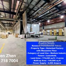 Detached Factory for Sale in Kawasan Perindustrian Tebrau