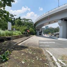 Facing main road land