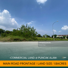 Main Road Commercial Land for Rent, Alam Jaya Bandar Puncak Alam 