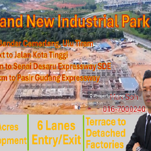 Brand New Industrial Park @ Bandar Cemerlang, Ulu Tiram, Johor