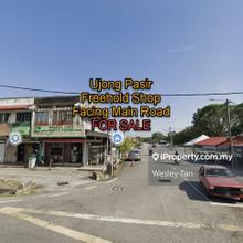 Ujong Pasir Freehold Main Road Shoplot For Sale