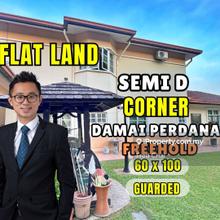 C H E A P Damai Perdana Cheras 2 sty Semi D C O R N E R Huge Flat Land