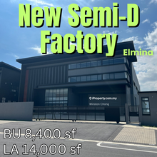 120'x200'/ 200 amp/ 3 Storey Semi-D Factory Elmina Shah Alam