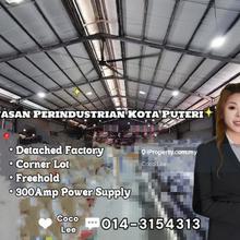 Kota Puteri, Masai @ Corner Lot Detached Factory