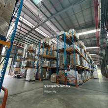 Facing Mainroad 1.5 Storey Bungalow Warehouse Meru Klang 