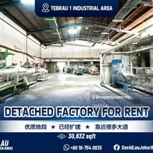 Tebrau 1 Detached Factory for Rent