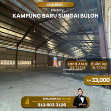 Kampung Baru Sungai Buloh Factory For Rent