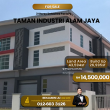 Industri Alam Jaya, Bandar Puncak Alam Detached Factory For Sale