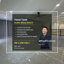 Double Storey Semi D @ Taman Tasek Fully Renovated For Sale!! Near Ciq