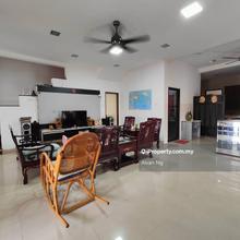 2 Storey Corner Semi-D House with Kitchen Extended & Large Big Land