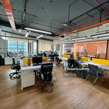 Fully furnished office for sale