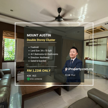 Double Storey Cluster @ Mount Austin For Sale!! Rm1.23mil Only!!