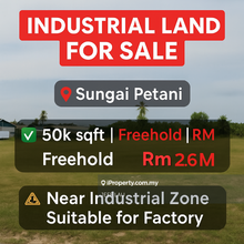 Strategic Industrial Land For Sale, Sungai Petani